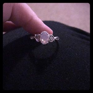 Light Pink Oval Ring